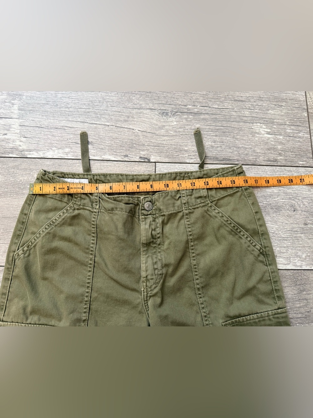 Zara Olive Green Utility Pants
